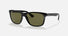 RB4181 / Polished Black/G-15 Green Polarized(601/9A) / 57-16-145