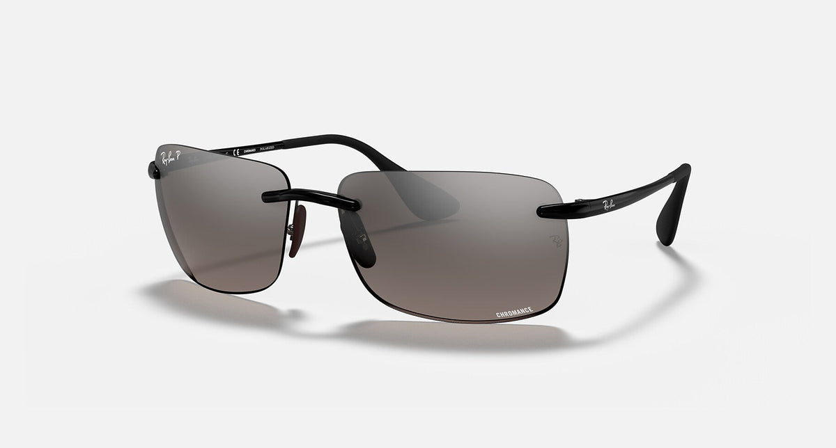 RB4255 / Polished Black/Silver Polarized+(601/5J) / 60-15-135