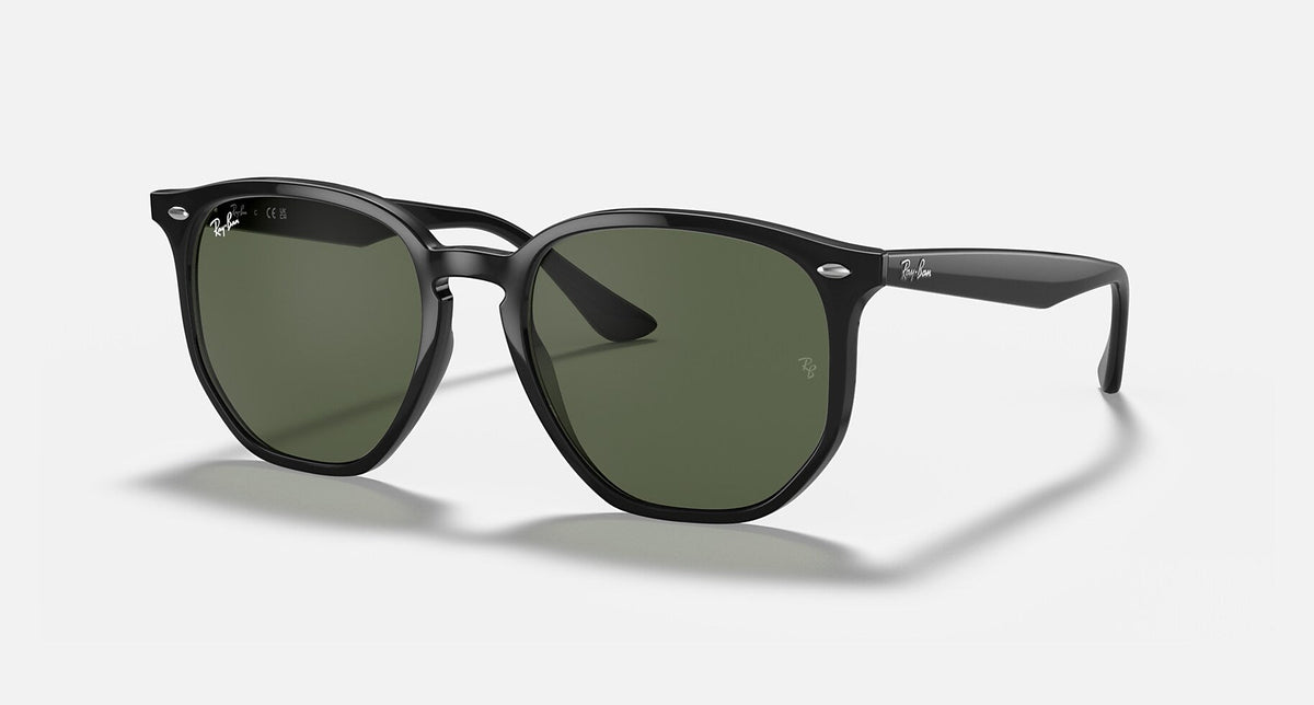 RB4306 / Polished Black/Dark Green(601/71) / 54-19-145