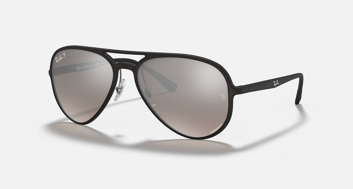 RB4320CH / Matte Black/Silver Polarized+(601S/5J) / 58-16-140