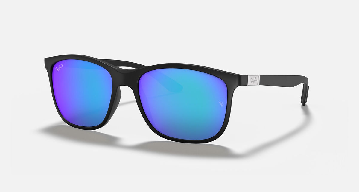 RB4330CH / Matte Black/Blue Polarized+(601S/A1) / 56-17-145
