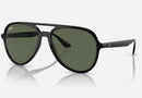 RB4376 / Polished Black/Dark Green(601/71) / 57-16-145