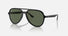 RB4376 / Polished Black/Dark Green(601/71) / 57-16-145