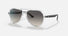 RB4376 / Polished Transparent/Grey Gradient(647711) / 57-16-145