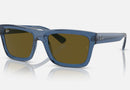 RB4396 / Polished Transparent Dark Blue/Dark Brown(668073) / 54-20-145