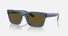 RB4396 / Polished Transparent Dark Blue/Dark Brown(668073) / 54-20-145