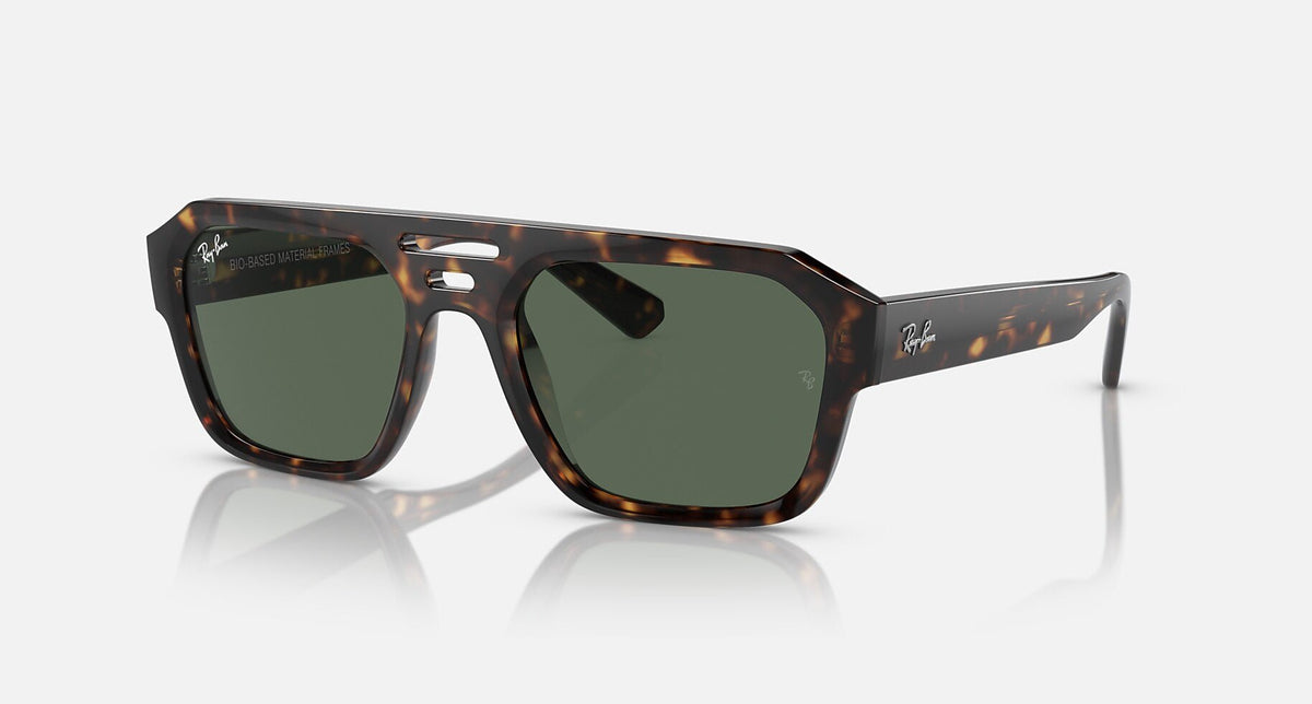 RB4397 / Polished Havana/Dark Green(135971) / 54-20-145