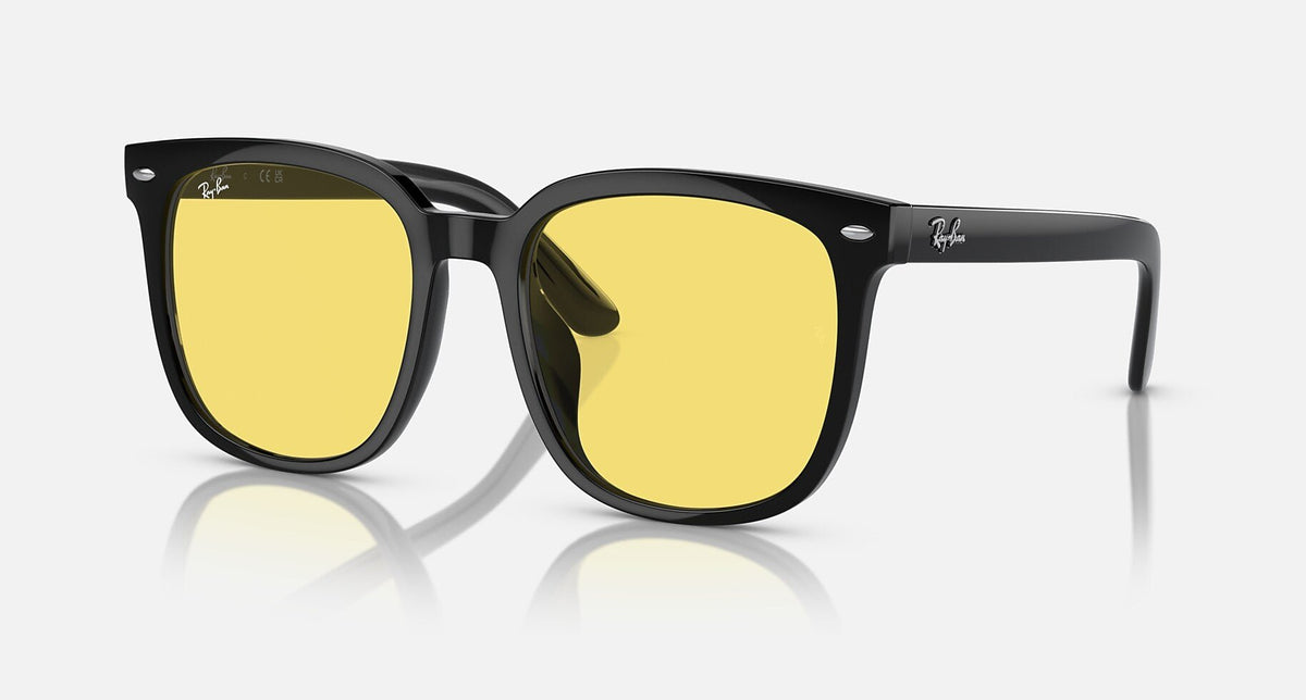 RB4401D / Polished Black/Yellow(601/85) / 57-20-150
