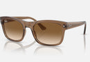RB4428 / Polished Transparent Light Brown/Light Brown(664051) / 56-21-145