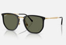 RB4451 / Polished Black/Polarized Green(630658) / 53-20-145