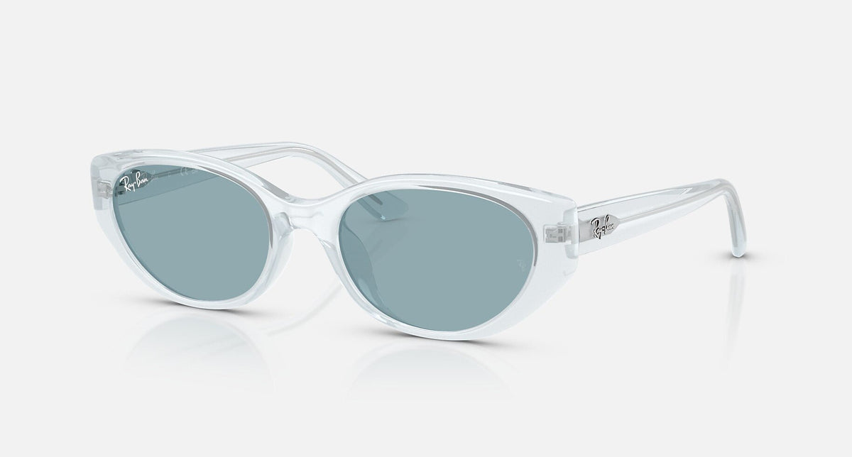RB4457D / Polished Transparent Ice/Blue(687280) / 55-19-145
