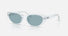 RB4457D / Polished Transparent Ice/Blue(687280) / 55-19-145