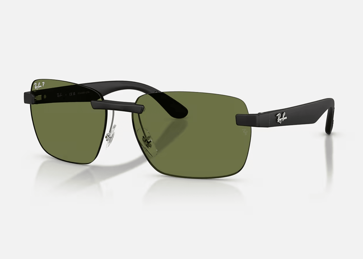 RB4470CH / Matte Sand Black/Polarized S Blue(601S1C) / 62-16-145