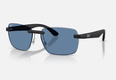 RB4470CH / Matte Sand Black/Polarized S Blue(601S1C) / 59-16-145