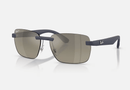 RB4470CH / Polished Sand Dark Blue/Grey Gradient Polarized+(63315J) / 59-16-145