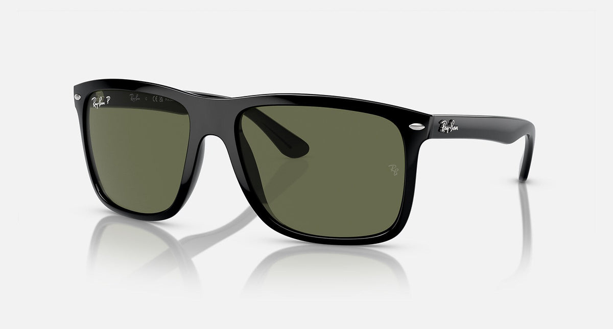 RB4547 / Polished Black/Green Polarized(601/58) / 57-18-145