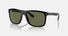 RB4547 / Polished Black/Green Polarized(601/58) / 57-18-145