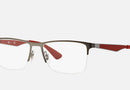 RB6335 Ray-Ban® / Gunmetal/Red(2620) / 54-17-145