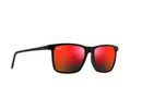 RM875-02-Maui Jim One Way / Matte Black/Hawaii Lava / 55-18-145