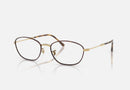 RX3749V / Polished Havana On Gold/Clear(3177) / 53-18-140