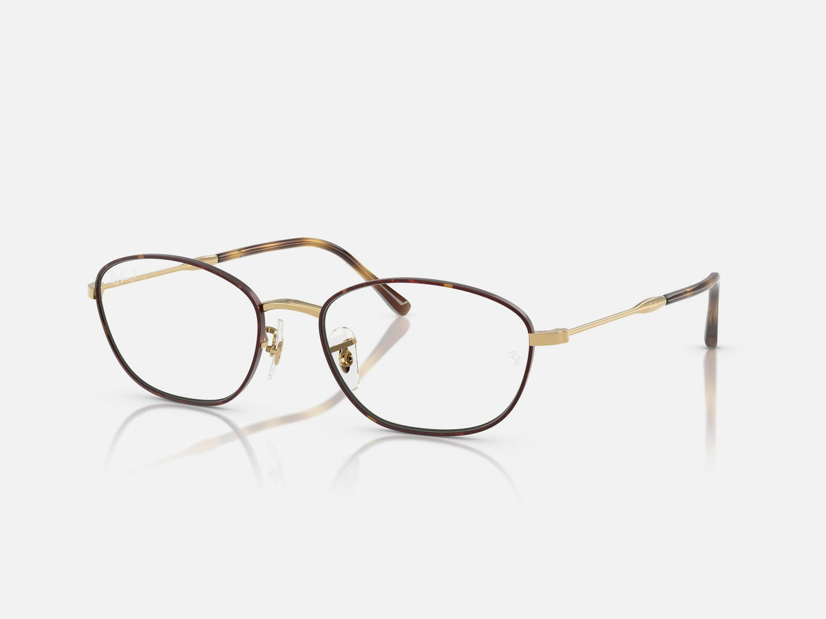 RX3749V / Polished Havana On Gold/Clear(3177) / 53-18-140