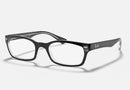 RX5150 / Polished Black On Transparent/Clear(2034) / 50-19-140