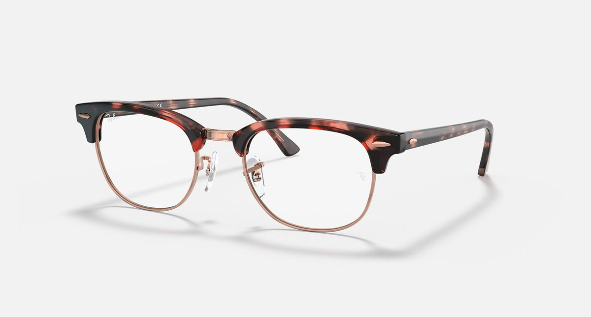 RX5154 / Polished Pink Havana/Clear(8118) / 51-21-145
