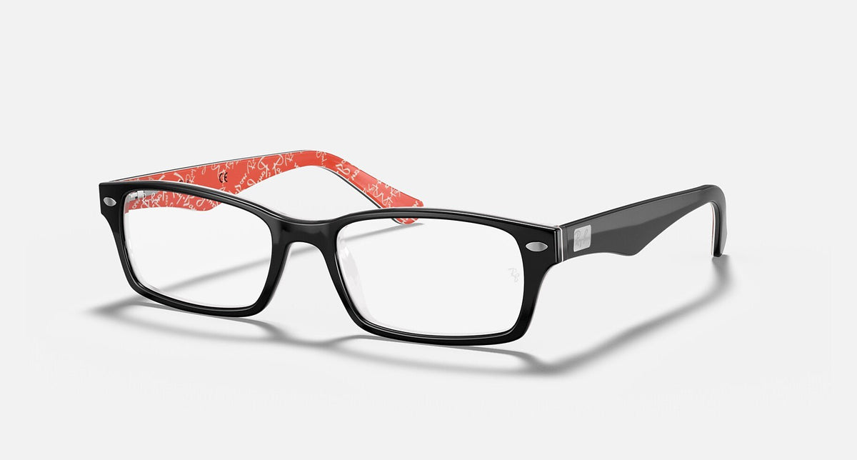 RX5206 / Polished Black On Red/Clear(2479) / 54-18-140