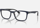 RX5279 / Polished Blue On Havana/Clear(8456) / 53-18-145