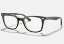 RX5285 / Polished Havana On Green/Clear(2383) / 53-19-145