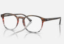 RX5417 / Polished Striped Brown & Red/Clear(8251) / 50-19-145