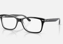 RX5428 / Polished Black On Transparent/Clear(2034) / 53-17-145