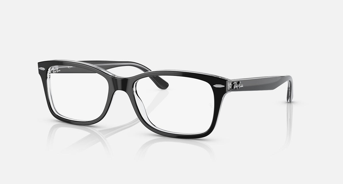 RX5428 / Polished Black On Transparent/Clear(2034) / 53-17-145