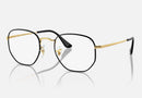 RX6448 / Polished Black On Gold/Clear(3175) / 51-21-145