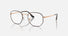 RX6448 / Polished Havana On Rose Gold/Clear(3176) / 51-21-145