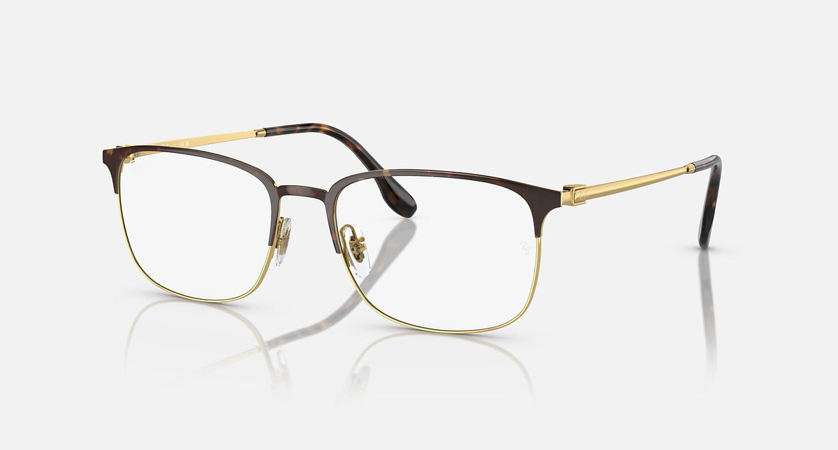 RX6494 / Polished Havana On Gold/Clear(2945) / 54-18-145