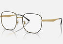 RX6503D / Polished Black On Gold/Clear(2991) / 55-18-145