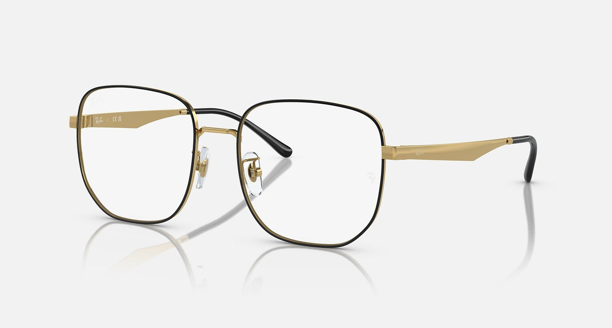 RX6503D / Polished Black On Gold/Clear(2991) / 55-18-145