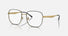RX6503D / Polished Black On Gold/Clear(2991) / 55-18-145
