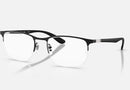 RX6513 / Polished Matte Black On Black/Clear(2904) / 53-20-145