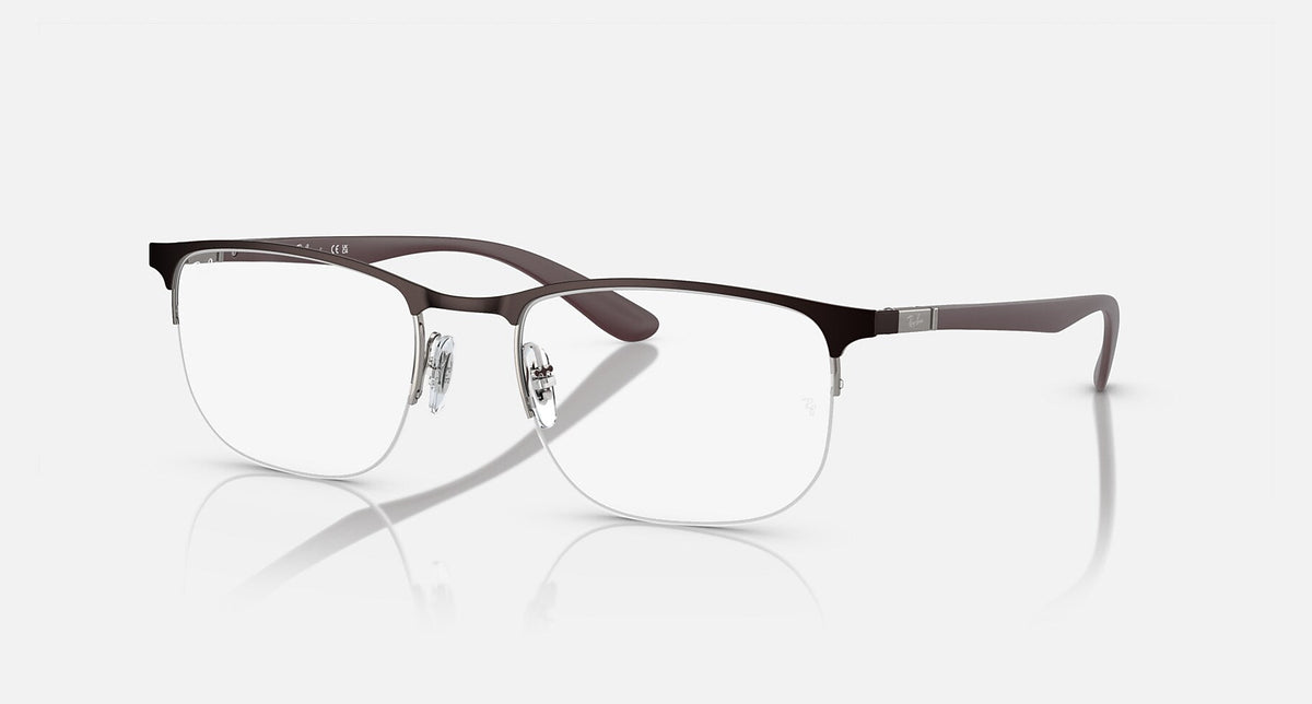 RX6513 / Polished Brown On Gunmetal/Clear(3162) / 55-20-145