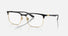 RX6518 / Polished Black On Gold/Clear(2890) / 55-19-145