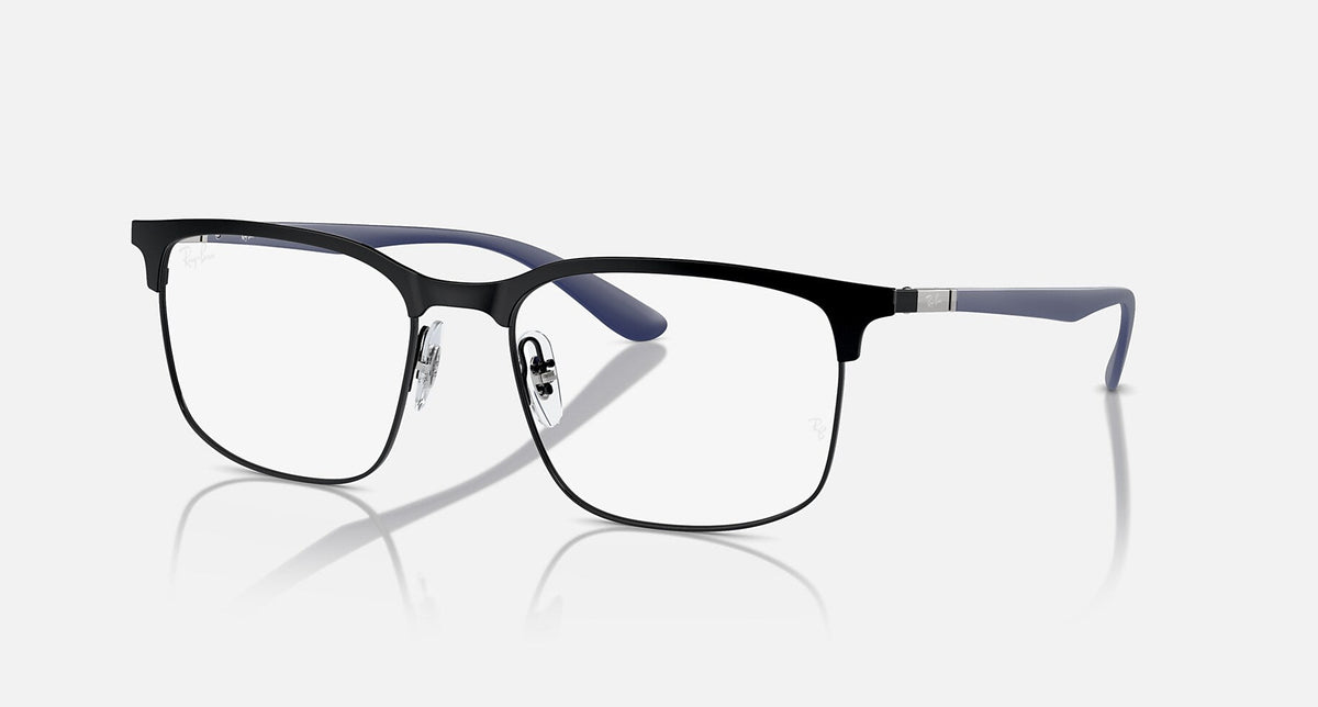 RX6518 / Polished Black On Black/Clear(3171) / 55-19-145