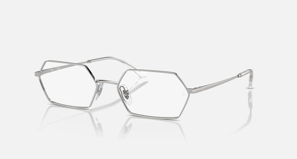 RX6528 / Polished Silver/Clear(2501) / 54-18-145