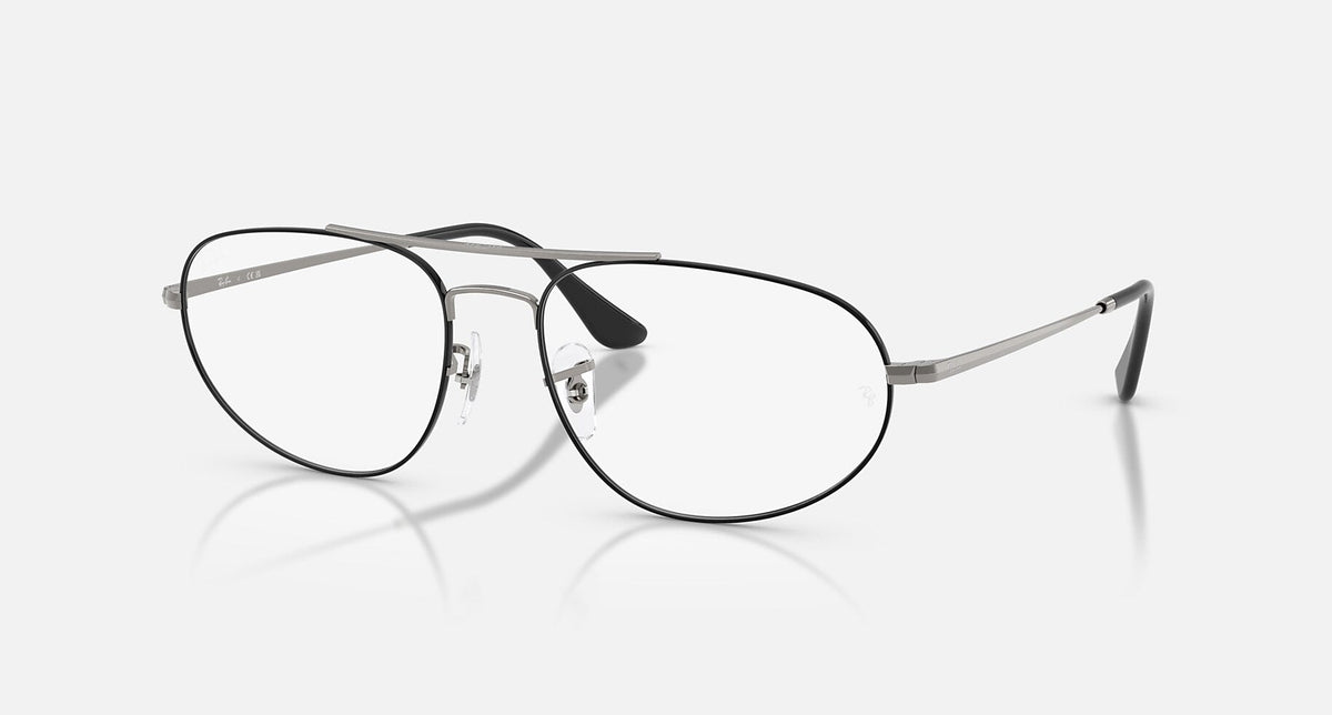 RX6645 / Polished Black On Gunmetal/Clear(3179) / 57-18-140