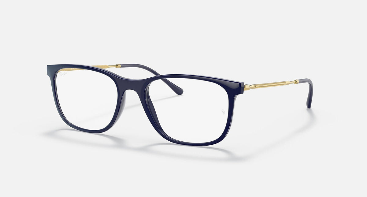 RX7244 / Polished Blue/Clear(8100) / 53-18-140