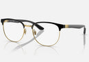 RX8422 / Polished Black On Gold/Clear(2890) / 52-19-145