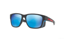 SPS07W Prada / Rubberized Asphalt Gray Crystal/Cyan Lenses(13C-08R) / 59-17-130