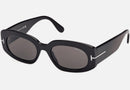 FT1187-Tomford Cielle / Shiny Black/Smoke(01A) / 52-20-140