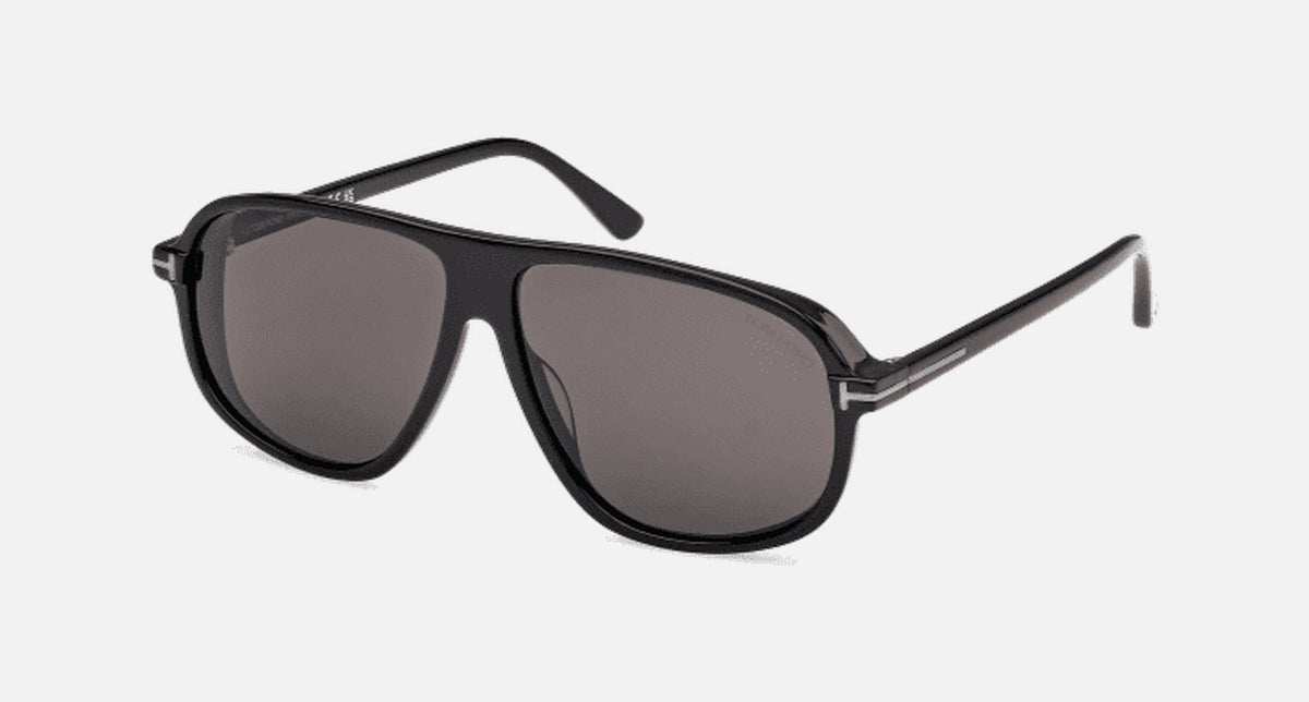 FT1208-N-Tomford Guillaume / Shiny Black/Dark Grey(01A) / 61-12-140